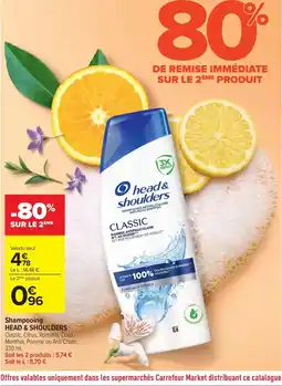 Carrefour Drive Head & shoulders - shampooing offre