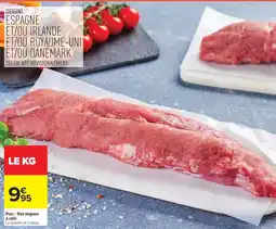 Carrefour Porc: filet mignon à rôtir offre