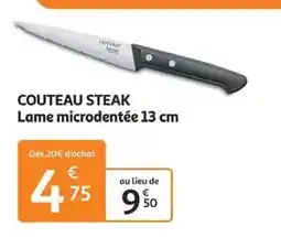 Carrefour Couteau steak offre