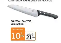 Carrefour Couteau santoku lame 20 cm offre