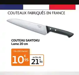Carrefour Couteau santoku lame offre