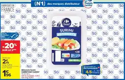 Carrefour Carrefour - biscottes surimi classic offre