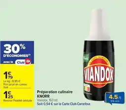 Carrefour Knorr - préparation culinaire offre