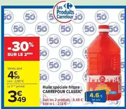 Carrefour Carrefour - classic huile spéciale friture offre