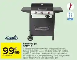 Carrefour Simply - barbecue gaz offre