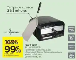 Carrefour Four à pizza offre