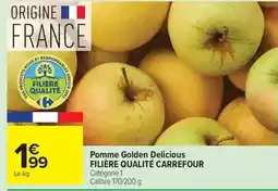 Carrefour Carrefour - pomme golden delicious filière qualité offre