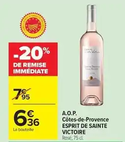 Carrefour A.o.p. côtes-de-provence offre