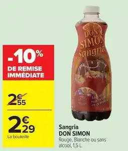 Carrefour Simon - sangria offre