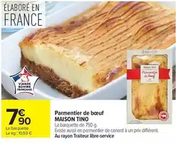 Carrefour Parmentier - de boeuf offre