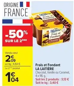 Carrefour La laitière - frais et fondant offre