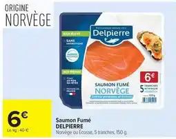 Carrefour Delpierre - saumon fumé offre