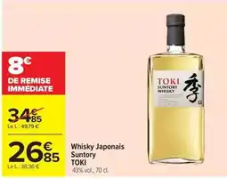 Carrefour Toki suntory - whisky japonais offre