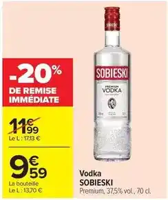 Carrefour Sobieski - vodka offre
