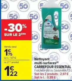 Carrefour Carrefour - nettoyant multi-surfaces offre