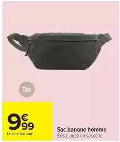 Carrefour Tex - sac banane homme offre