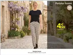 Carrefour Tex - pantalon femme offre