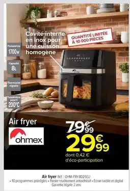 Carrefour Air fryer offre