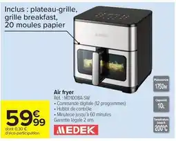 Carrefour Medek - air fryer offre
