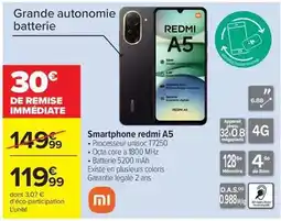 Carrefour Ram - smartphone redmi a5 offre