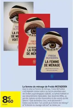 Carrefour Lu - la femme de ménage de freida offre