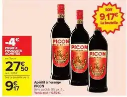Carrefour Picon - aperitif à l'orange offre
