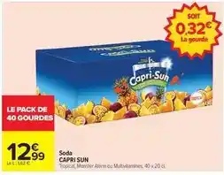 Carrefour Capri sun - soda offre