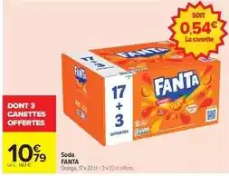Carrefour Fanta - soda offre