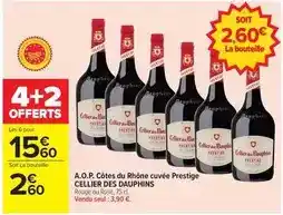 Carrefour Côtes du rhône - a.o.p. côtes du rhône cuvée prestige offre