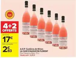 Carrefour La cave d'augustin florent - a.o.p. costières de nîmes offre