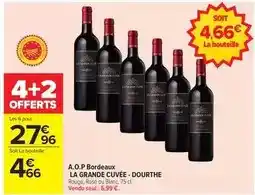 Carrefour Dourthe - a.o.p bordeaux offre