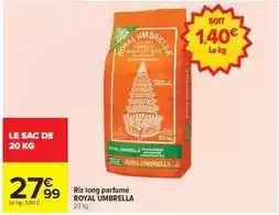 Carrefour Royal - riz long parfumé offre