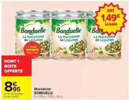 Carrefour Bonduelle - macédoine offre