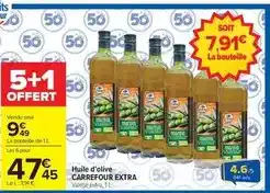 Carrefour Carrefour - huile d'olive extra offre