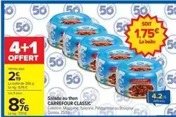 Carrefour Carrefour - salade au thon offre