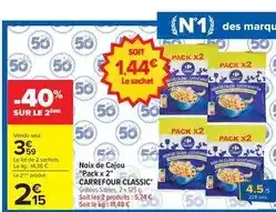 Carrefour Carrefour - noix de cajou offre