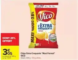 Carrefour Vico - chips extra craquante maxi format offre