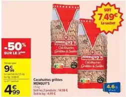 Carrefour Menguy's - cacahuètes grillées offre