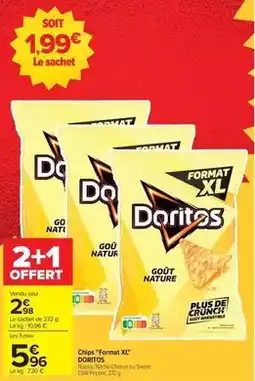 Carrefour Doritos - chips format xl offre
