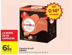 Carrefour Capsules de café offre