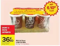 Carrefour Lune de miel - miel de fleurs offre