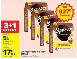 Carrefour Senseo - dosettes de café big pack offre