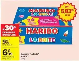 Carrefour Haribo - bonbons la boite offre