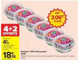 Carrefour Lutti - bonbons offre découverte offre