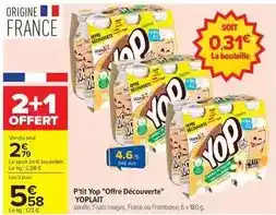 Carrefour Yoplait - p'tit yop offre découverte offre