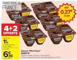 Carrefour Danette - dessert offre plaisir offre