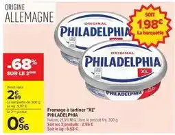 Carrefour Philadelphia - fromage à tartiner xl offre