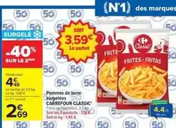 Carrefour Carrefour - pommes de terre surgelées classic' offre