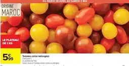 Carrefour Avril - tomates cerise melangees offre