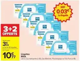 Carrefour Mixa bebé - lingettes offre